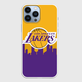 Чехол для iPhone 13 Pro Max с принтом LOS ANGELES LAKERS в Петрозаводске,  |  | Тематика изображения на принте: 24 lakers | kobe bryant | lakers | los angeles lakers | баскетбол. | коби брайант | лос анджелес лейкерс | лосанджелес лейкерс