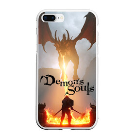 Чехол для iPhone 7Plus/8 Plus матовый с принтом Demons Souls в Петрозаводске, Силикон | Область печати: задняя сторона чехла, без боковых панелей | armor | dark souls | demons souls | dragon | fire | games | knight | namco bandai | nextgen | playstation 5 | praise the sun | ps5 | броня | восславь солнце | дарк соулс | демон соулс | дракон | игры | некстген | огонь | плейстейшен 5 | пс5 | рыцарь | тем