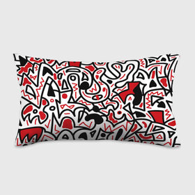 Подушка 3D антистресс с принтом Африканский хаос в Петрозаводске, наволочка — 100% полиэстер, наполнитель — вспененный полистирол | состоит из подушки и наволочки на молнии | minimal | абстракция | креатив | минимализм | текстуры