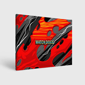 Холст прямоугольный с принтом Watch Dogs Recing в Петрозаводске, 100% ПВХ |  | dogs | legion | logo | text | watch | взлом | игра | легион | лого | символ | текст | хак | хакер | хакеры