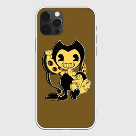 Чехол для iPhone 12 Pro Max с принтом Bendy And The Ink Machine в Петрозаводске, Силикон |  | bendy | bendy and the ink machine | бенди | бени | бенни | бэнди | детская | детям | игра | капли | компьютерная игра | краска | машина | подтеки | ужастик | чернила | чернильная