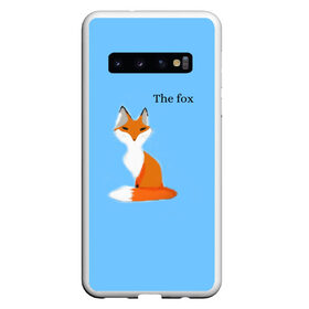 Чехол для Samsung Galaxy S10 с принтом The fox в Петрозаводске, Силикон | Область печати: задняя сторона чехла, без боковых панелей | fox | the fox | лиса