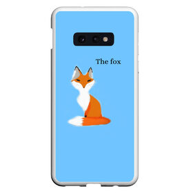 Чехол для Samsung S10E с принтом The fox в Петрозаводске, Силикон | Область печати: задняя сторона чехла, без боковых панелей | fox | the fox | лиса