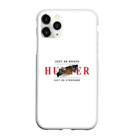 Чехол для iPhone 11 Pro Max матовый с принтом Hunter в Петрозаводске, Силикон |  | hunter | будь сильнее | будь храбрым | охотник | тигр | хищник