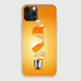 Чехол для iPhone 12 Pro Max с принтом АПЕЛЬСИН-ЛАМПОЧКА в Петрозаводске, Силикон |  | апельсин | лампочка | новый год | оранжевый цвет | позитив