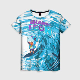 Женская футболка 3D с принтом Brawl STARS (surfing) в Петрозаводске, 100% полиэфир ( синтетическое хлопкоподобное полотно) | прямой крой, круглый вырез горловины, длина до линии бедер | brawl | break dance | leon | moba | stars | supercell | surfing | игра | коллаборация | коллаж | паттерн