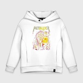 Детское худи Oversize хлопок с принтом Metallica в Петрозаводске, френч-терри — 70% хлопок, 30% полиэстер. Мягкий теплый начес внутри —100% хлопок | боковые карманы, эластичные манжеты и нижняя кромка, капюшон на магнитной кнопке | american | heavy metal | los angeles | metal band | metallica | music | thrash metal | американская | лос анджелес | метал группа | металлика | музыка | трэш метал | трэш металл | хеви метал