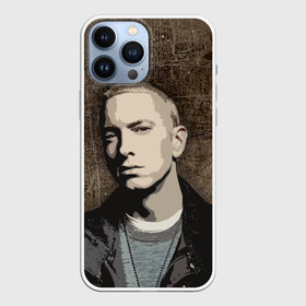 Чехол для iPhone 13 Pro Max с принтом EMINM в Петрозаводске,  |  | Тематика изображения на принте: eminem | eminm | marshall bruce mathers iii | slim shady | маршалл брюс мэтерс iii | рэпер | слим шейди | эминем