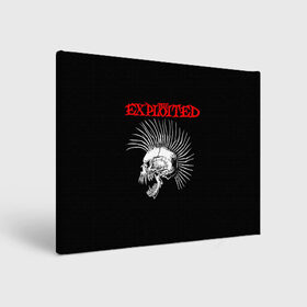 Холст прямоугольный с принтом The Exploited в Петрозаводске, 100% ПВХ |  | exploited | punks | punks not dead | the exploited | панк не сдох | панки | уоти | череп | эксплоитед