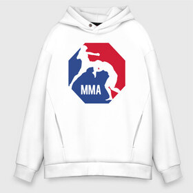 Мужское худи Oversize хлопок с принтом MMA в Петрозаводске, френч-терри — 70% хлопок, 30% полиэстер. Мягкий теплый начес внутри —100% хлопок | боковые карманы, эластичные манжеты и нижняя кромка, капюшон на магнитной кнопке | arts | fights | martial | mixed | mma | no rules | sports | wrestling | без правил | боевые | бои | борьба | единоборства | искусства | смешанные | спорт