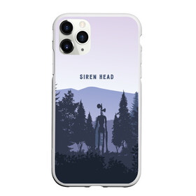 Чехол для iPhone 11 Pro матовый с принтом Siren Head в Петрозаводске, Силикон |  | siren head | игра | лес | монстр | персонаж | сирена | сиреноголовый | чудовище
