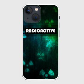 Чехол для iPhone 13 mini с принтом RADIOACTIVE в Петрозаводске,  |  | значок радиации | металл текстура | метро | радиация | сталкер