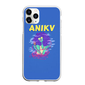 Чехол для iPhone 11 Pro Max матовый с принтом ANIKV в Петрозаводске, Силикон |  | anika | anikv | аника | анна пурцен | было или нет | песни
