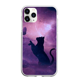 Чехол для iPhone 11 Pro Max матовый с принтом Star Cat в Петрозаводске, Силикон |  | cats | star cat | арт кошка | арт кошка в космосе | кошки | кошки в космосе