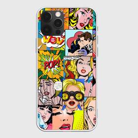 Чехол для iPhone 12 Pro Max с принтом Pop Art в Петрозаводске, Силикон |  | pop art | wow | девушки | искусство | поп арт | стиль