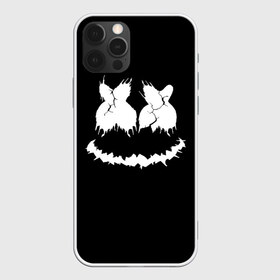 Чехол для iPhone 12 Pro Max с принтом Marshmello Dark Smile в Петрозаводске, Силикон |  | Тематика изображения на принте: 