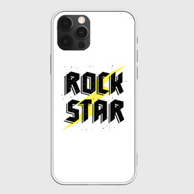 Чехол для iPhone 12 Pro Max с принтом Rock star в Петрозаводске, Силикон |  | rock star | музыка | надписи | рок звезда