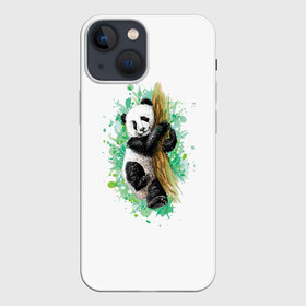 Чехол для iPhone 13 mini с принтом Панда в Петрозаводске,  |  | животные | звери | медведи | панда | панды