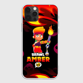 Чехол для iPhone 12 Pro с принтом BRAWL STARS AMBER. в Петрозаводске, силикон | область печати: задняя сторона чехла, без боковых панелей | Тематика изображения на принте: 8 bit | amber | brawl stars | colette | crow | gale | leon | max | mecha | mecha crow | mr.p | sally leon | shark | tara | virus 8 bit | werewolf leon | акула | амбер | берли | бравл старс | ворон | коллет | макс | оборотень