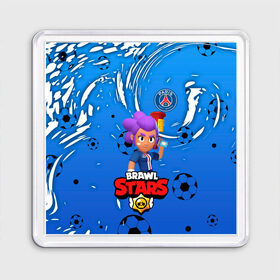 Магнит 55*55 с принтом BRAWL STARS SHELLY \ PSG. в Петрозаводске, Пластик | Размер: 65*65 мм; Размер печати: 55*55 мм | 8 bit | amber | brawl stars | crow | gale | leon | max | mecha | mecha crow | mr.p | psg | sally leon | shark | shelly | tara | virus 8 bit | werewolf leon | акула | амбер | берли | бравл старс | ворон | макс | оборотень | псж | шелли