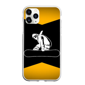 Чехол для iPhone 11 Pro матовый с принтом Сноубордист в Петрозаводске, Силикон |  | snowboard | snowboarding | горные лыжи | прыжок | сноуборд | сноубординг | сноубордист | экстрим