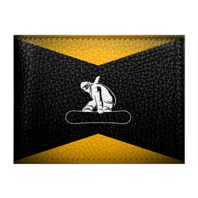 Обложка для студенческого билета с принтом Сноубордист в Петрозаводске, натуральная кожа | Размер: 11*8 см; Печать на всей внешней стороне | snowboard | snowboarding | горные лыжи | прыжок | сноуборд | сноубординг | сноубордист | экстрим