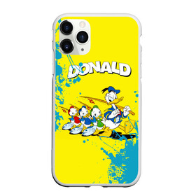 Чехол для iPhone 11 Pro матовый с принтом Donald duck (Рыбалка) в Петрозаводске, Силикон |  | donald duck | walt disney | герой | мультфильмов | селезень | студии