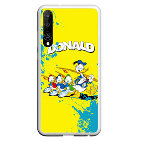 Чехол для Honor P30 с принтом Donald duck (Рыбалка) в Петрозаводске, Силикон | Область печати: задняя сторона чехла, без боковых панелей | Тематика изображения на принте: donald duck | walt disney | герой | мультфильмов | селезень | студии