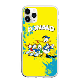 Чехол для iPhone 11 Pro матовый с принтом Donald duck(Рыбалка) в Петрозаводске, Силикон |  | donald duck | walt disney | герой | мультфильмов | рыбалка | селезень | студии