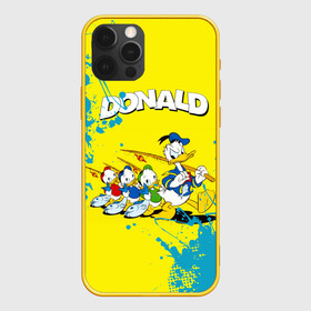 Чехол для iPhone 12 Pro с принтом Donald duck(Рыбалка) в Петрозаводске, силикон | область печати: задняя сторона чехла, без боковых панелей | donald duck | walt disney | герой | мультфильмов | рыбалка | селезень | студии