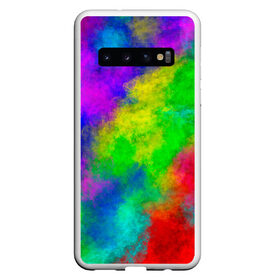 Чехол для Samsung Galaxy S10 с принтом Multicolored в Петрозаводске, Силикон | Область печати: задняя сторона чехла, без боковых панелей | Тематика изображения на принте: abstract | colorful | holi | neon | pattern | rainbow | texture | абстракция | граффити | дым | искусство | кислота | кислотный | краска | красочный | микс | неоновый | облака | радуга | радужный | текстура | туман | узор | холи