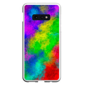 Чехол для Samsung S10E с принтом Multicolored в Петрозаводске, Силикон | Область печати: задняя сторона чехла, без боковых панелей | abstract | colorful | holi | neon | pattern | rainbow | texture | абстракция | граффити | дым | искусство | кислота | кислотный | краска | красочный | микс | неоновый | облака | радуга | радужный | текстура | туман | узор | холи