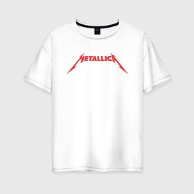 Женская футболка хлопок Oversize с принтом And Justice For All Metallica в Петрозаводске, 100% хлопок | свободный крой, круглый ворот, спущенный рукав, длина до линии бедер
 | Тематика изображения на принте: and justice for all | metallica | metallica and justice for all | metallica anger | metallica st anger | st anger | и справедливость для всех | металика | металика anger | металлика | рок | справедливость для всех