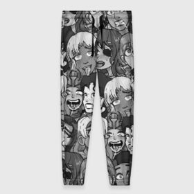 Женские брюки 3D с принтом 8 bit ahegao в Петрозаводске, полиэстер 100% | прямой крой, два кармана без застежек по бокам, с мягкой трикотажной резинкой на поясе и по низу штанин. В поясе для дополнительного комфорта — широкие завязки | 8 бит | ahegao | anime | аниме | ахегао | пиксели