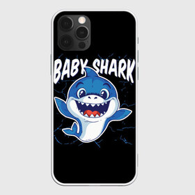 Чехол для iPhone 12 Pro Max с принтом Baby Shark в Петрозаводске, Силикон |  | 