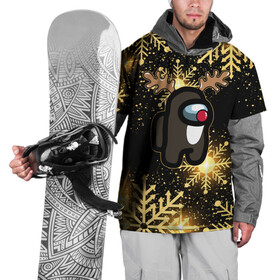 Накидка на куртку 3D с принтом AMONG US НОВОГОДНИЙ в Петрозаводске, 100% полиэстер |  | among us | амонг ас | зима | игра | космический | космический корабль | космонавт | космос | мем | новый год | олень | праздник | снежинки | среди нас | экшен