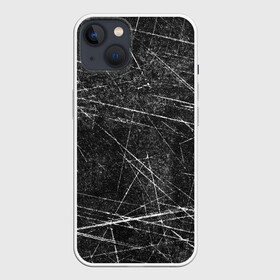 Чехол для iPhone 13 с принтом Царапины в Петрозаводске,  |  | background | scratches | scuff | stripes | texture | полоски | потертость | текстура | фон | царапины