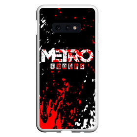 Чехол для Samsung S10E с принтом METRO EXODUS в Петрозаводске, Силикон | Область печати: задняя сторона чехла, без боковых панелей | metro | metro 2033 | metro 2033 exodus | metro exodus | metro last night. | метро 2033 исход | метро исход | метро эксодус