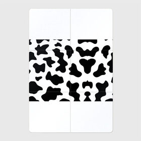 Магнитный плакат 2Х3 с принтом Му-му в Петрозаводске, Полимерный материал с магнитным слоем | 6 деталей размером 9*9 см | абстракция | бык | кожа коровы | корова | му му | пятна | черно белое | черно белые пятна