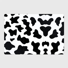 Магнитный плакат 3Х2 с принтом Му-му в Петрозаводске, Полимерный материал с магнитным слоем | 6 деталей размером 9*9 см | абстракция | бык | кожа коровы | корова | му му | пятна | черно белое | черно белые пятна