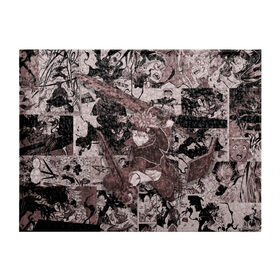 Обложка для студенческого билета с принтом Аста в Петрозаводске, натуральная кожа | Размер: 11*8 см; Печать на всей внешней стороне | asta | black clover | акума | аста | демон | пятилистник | черный клевер