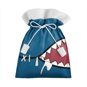 Подарочный 3D мешок с принтом Акула gawr gura в Петрозаводске, 100% полиэстер | Размер: 29*39 см | baby shark | gawr gura | акула | акуленок | акулы | с акулами | с акулой | челюсти