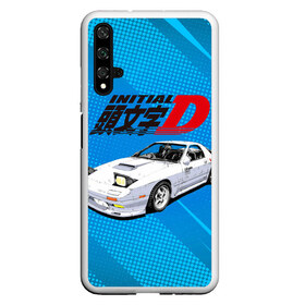 Чехол для Honor 20 с принтом INITIAL D в Петрозаводске, Силикон | Область печати: задняя сторона чехла, без боковых панелей | initial d | аниме | гонки | инициал ди | король дрифта | уличные гонки | фильм