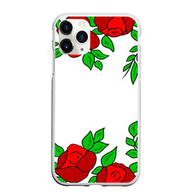 Чехол для iPhone 11 Pro матовый с принтом Scarlet Roses в Петрозаводске, Силикон |  | fashion flowers | fashion girl | love | букет | бутоны | жена | красные цветы | лепестки | летние | лето | листья | лучшая | люблю | мама | подарок | природа | растения | розочка | розы | сюрприз | узор | цветок | цветочки