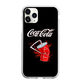 Чехол для iPhone 11 Pro матовый с принтом Coca Cola в Петрозаводске, Силикон |  | Тематика изображения на принте: coca cola | газировка | кола | лето | лимонад | свежесть | стакан