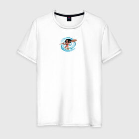 Мужская футболка хлопок с принтом MOANA в Петрозаводске, 100% хлопок | прямой крой, круглый вырез горловины, длина до линии бедер, слегка спущенное плечо. | moana | vdzajul