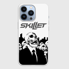 Чехол для iPhone 13 Pro с принтом SKILLET в Петрозаводске,  |  | skillet | skillet 2020 | skillet hero | skillet monster | skillet rose | группа skillet | скелет