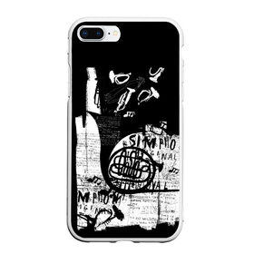 Чехол для iPhone 7Plus/8 Plus матовый с принтом music в Петрозаводске, Силикон | Область печати: задняя сторона чехла, без боковых панелей | 2020 | абстракция | граффити | стиль | тренд | уличный стиль | урбан