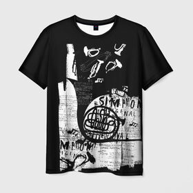 Мужская футболка 3D с принтом music в Петрозаводске, 100% полиэфир | прямой крой, круглый вырез горловины, длина до линии бедер | 2020 | абстракция | граффити | стиль | тренд | уличный стиль | урбан