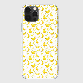 Чехол для iPhone 12 Pro Max с принтом Банановый рай в Петрозаводске, Силикон |  | bananas | circle | fruit | pattern | бананы | кружок | узор | фрукт